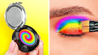 🙀 EXTREME RICH VS POOR MAKEOVER 💝Funny School Life and Hacks by 123 GO GLOBAL [upl. by Arluene549]