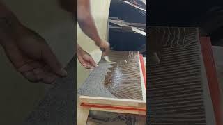 Apply rubber glue quickly woodworking wood craftsmanship [upl. by Neyugn]