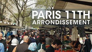 Paris 11th Arrondissement  20 in 20 Day 11  Oberkampf Market and Melt BBQ [upl. by Rramal]