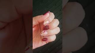 Uñas elegantes beautiful nailart nature nails nails art mexi colombia [upl. by Jehanna]