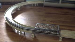 Testing 4 Kato N scale Unitrack [upl. by Chenee842]