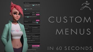 Custom Menus in Zbrush  60 Second Tutorial [upl. by Buchheim]