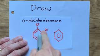 Draw odichlorobenzene ortho [upl. by Payson]