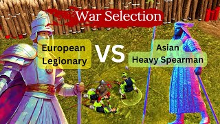 Legionary vs Heavy Spearman  War selection 1v1 [upl. by Chong]