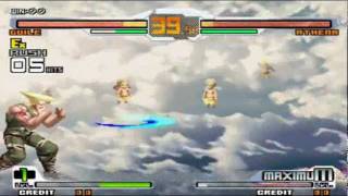 SvC Chaos Plus  Guile vs Athena and Red Arremer  True Ending [upl. by Akived]