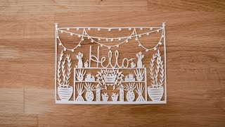 PAPER CUTTING Introduction to Paper Cutting with Grace Hart  Part 1 [upl. by Femmine938]