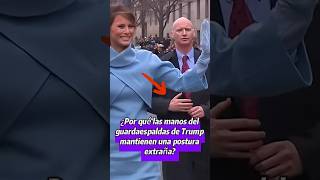 ¿Por qué la mano del guardaespaldas de Trump tiene una postura extraña [upl. by Bunny748]