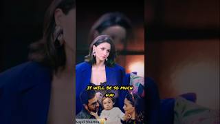 Alia Bhatt talks about Raha🥳jigraranbirkapoor comedy the great indian Kapil shownetflix [upl. by Veradi]