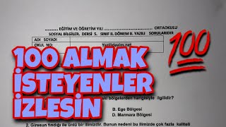 5Sınıf Sosyal Bilgiler 2Dönem 2Yazılı [upl. by Ahsaenat]