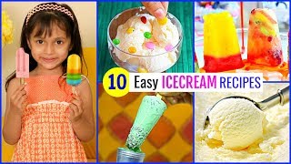 Easy HOME MADE Ice Creams during SUMMERS  CookWithNisha [upl. by Virgin]