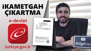 EDevlet İkametgah Çıkarma  İkametgah Belgesi Nasıl Alınır [upl. by Trometer]