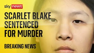 Police statement following the sentencing of murderer Scarlet Blake [upl. by Nnylecyoj344]