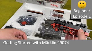 Getting started with Märklin starter set 29074 Beginner episode 1 [upl. by Thursby]