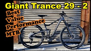 2023 Giant Trance 29 2  Review Details Specification Weight Comparison and Rider Suitability [upl. by Nednerb278]