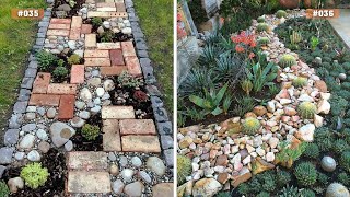 100 Front Yard Landscaping Ideas With Rocks  Simple Rock Garden Ideas [upl. by Salvador]