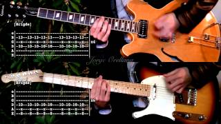 Last Nite  The Strokes  Guitar Tab Tutorial amp Cover  Tabs on video version [upl. by Sldney]