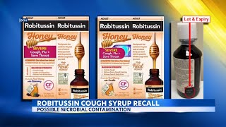 A recall is in effect for certain Robitussin Honey Cough Syrup products [upl. by Eustacia67]