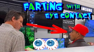 FARTING with EYE CONTACT Again 👀💩 Funny Wet Fart Prank 🤣 [upl. by Yliah]