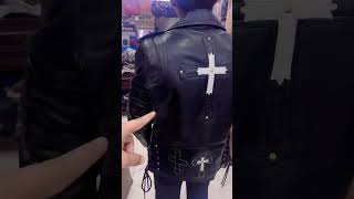 जैसा चाहा वैसा पाया Customer खुश😍 fashion trending viral jacket leatherjacket realleather new [upl. by Eelyr848]