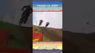 Ricky Carmichael vs Tim Ferry At the Unadilla Motocross 2001 motocross dirtbike supercross [upl. by Llig217]