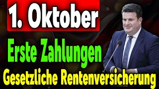 Gesetzliche Rentenversicherung Ab 1 Oktober erste Zahlungen für Rentner [upl. by Gearhart438]