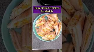 Easy Grilled Chicken Sandwich shortvideo youtubeshorts shorts trending yt youtube short [upl. by Suirtemed]