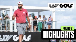 FULL HIGHLIGHTS Rahm chasing Niemann in Round 2  LIV Golf Mayakoba [upl. by Yrreg]