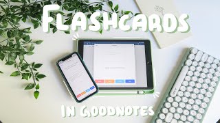 🐳Study with flashcards in GoodNotes 5  GoodNotes study tool how to  review [upl. by Azar]