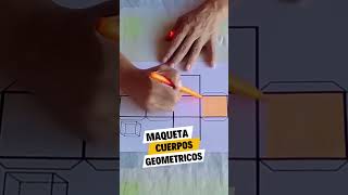 Paso a paso como hacer una maqueta de cuerpos geométricos [upl. by Sutelc]