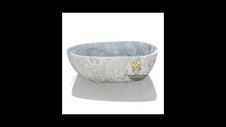 Elegant white Carrara marble bathtub for sale ready to ship  timeless luxury for your space 🛁✨ [upl. by Yhtir658]