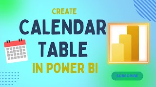 How to create Calendar Table in Power BI  Power BI Tutorial [upl. by Meldoh159]