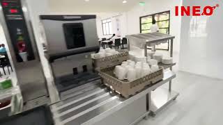 Staff Kitchen in Resort ProjectCommercial Kitchen Fabricators China Export [upl. by Ian983]