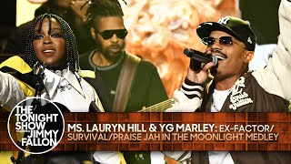 Ms Lauryn Hill and YG Marley ExFactorSurvivalPraise Jah In The Moonlight Medley  Tonight Show [upl. by Danaher]