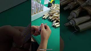 The manufacturing process of LED energy saving lamps [upl. by Alidus302]