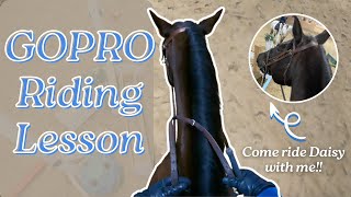 GOPRO HORSE RIDING VLOG  Come To The Barn With Me [upl. by Aileahcim]