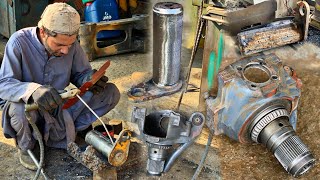 Repairing Process Of Excavator Boom Pin amp Spindle Remaking Process  How Experts Repair Excavator [upl. by Madancy353]