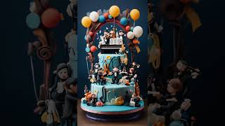 OrchestraThemed Birthday Cake MustSee birthdaysong happybirthday cake shortsvideo teacher [upl. by Adnamahs470]