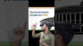 The Government of India Act 1935 constitution shortsvideo [upl. by Han]