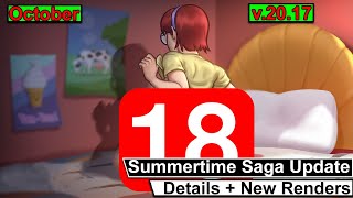 Summertime Saga v2017Tech Update Release Date  LEAKED New Scenes October [upl. by Akayas]