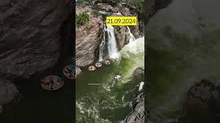 ✨Today ✅Hogenakkal Drone🚀 View Fivefalls💧🌈 falls viralshorts hogenakkal ontrending shortsfeed [upl. by Nais22]