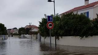 Inondation sur Noirmoutier [upl. by Nosak570]