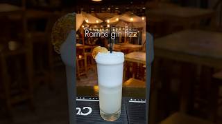 Ramo gin fizz drink bartender cocktailbar cocktail [upl. by Juback510]