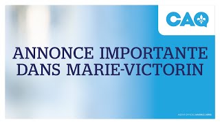 Annonce importante dans MarieVictorin [upl. by Valentijn]