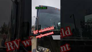 RV windshield replacement ITASCA MERIDIAN by ALFA AUTO GLASS [upl. by Anibas635]