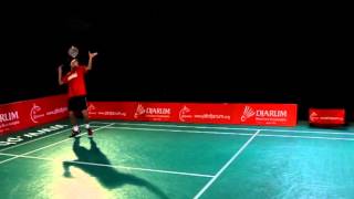 Tutorial bermain Bulutangkis  Forehand [upl. by Adnirim]