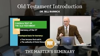 Lecture 2 Old Testament Introduction  Dr Bill Barrick [upl. by Jerry]