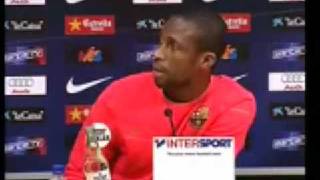 Puyol llamando a keita [upl. by Khudari]