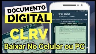 Como IMPRIMIR CRLV do Seu Veículo PC ou Celular 2024 [upl. by Chandless]