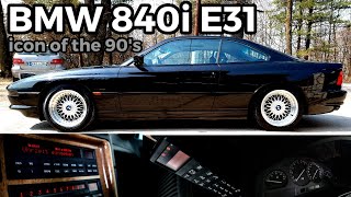 BMW E31Detailing a 30 YearOld BMW 840i [upl. by Llevel]