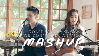 Dont Wanna KnowWe Dont Talk Anymore MASHUP  Sam Tsui amp Alex G  Sam Tsui [upl. by Meneau]